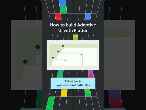 Learn how to build beautiful and functional Adaptive UIs with Flutter 📱💻🖥️