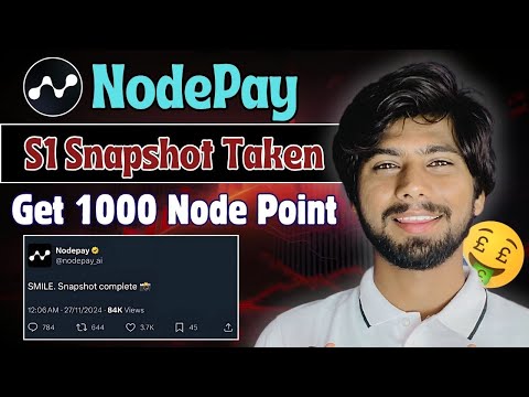 NODEPAY Season 1 Snapshot Complete | Get 1000 $Node Points, complete nodepay today survey