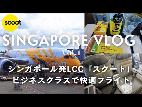 シンガポール旅行vlog #1 / スクート ビジネスクラス搭乗の感想・注意点 / 成田空港ANAラウンジ