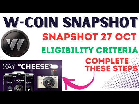 W-COIN SNAPSHOT FULL GUIDE #wcoin