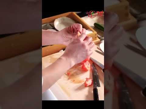 How to make Yummy Beauty Veggie Sushi, Let's Learn!!