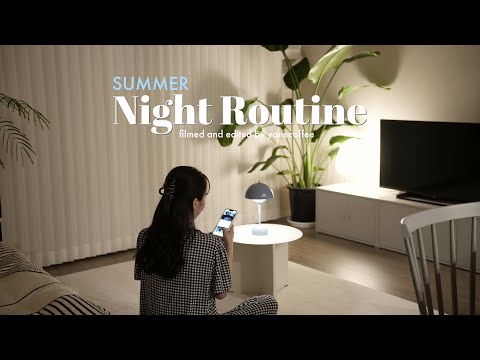 SUMMER NIGHT ROUTINE🍉 | Life of an office worker in Tokyo | How to survive the hot summer