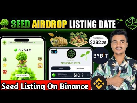 Seed Airdrop Listing On Bainance😱 || Seed Airdrop Price $5 || Seed AirDrop Widhrwal process✅