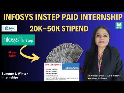 ₹25k-₹50k per Month by Infosys Instep Internship for College Students | How to Apply | Last Date