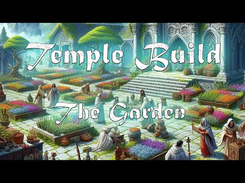 Temple Terrain for Dungeons & Dragons - Part 6 - Adding a Garden to the Temple