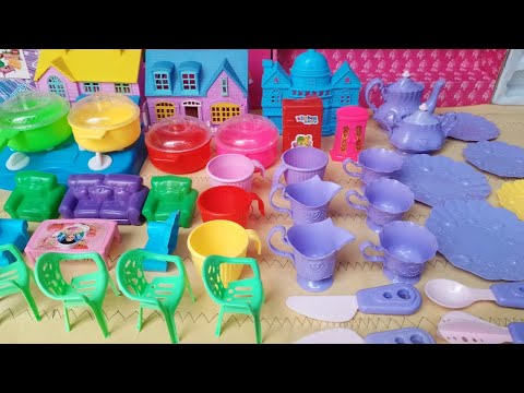 6 Minutes Satisfying With Unboxing Hello Kitty Kitchen Set | Tiny Mini kitchen Set Toy Review