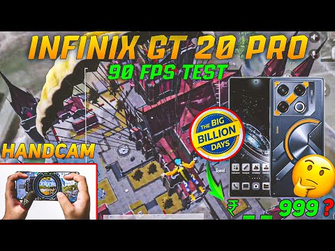 INFINIX GT 20 PRO HANDCAM PUBG/ BGMI TEST 🔥 BEST GAMING PHONE UNDER 20K BBD #infinixgt20pro #infinix