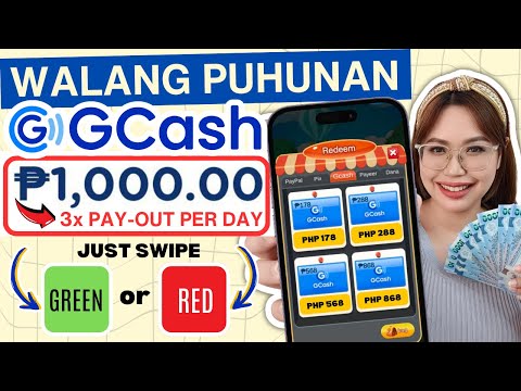 FREE GCASH ₱1,000 PAY-OUT PER DAY! JUST SWIPE GREEN or RED BOX | LEGIT GCASH PAY-OUT