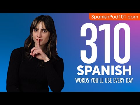 310 Spanish Words You'll Use Every Day - Basic Vocabulary #71