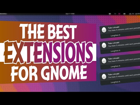 GNOME Extensions for Productivity, Workflow, and More!