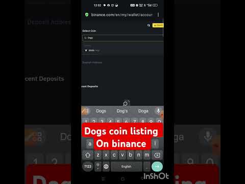 dogs coin listing on binance l #dogs #shortvideos #shorts #viralshort