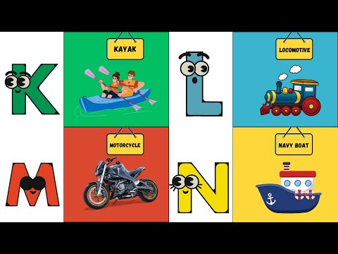 ABC Vehicles Song 🚗✈️ | Fun Learning for Kids | A to Z Transport Adventures🚦 | #abcd #kids