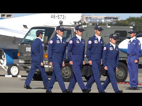 入間航空祭2015 ブルーインパルス ウォークダウン