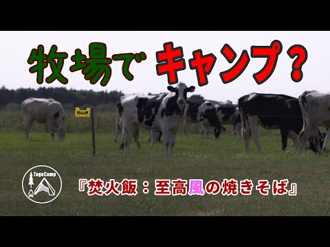 【北海道キャンプ】昔、炊事遠足で食べた焼きそばを至高バージョンで作る焚火飯【ソロキャンプ】