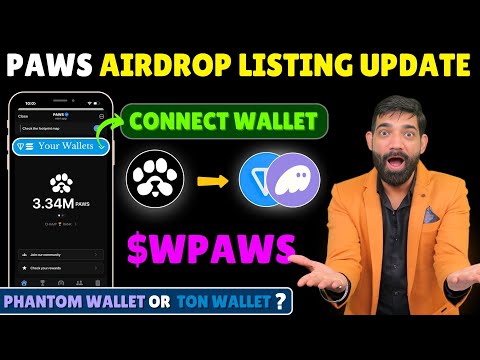 PAWS Airdrop | Paws AirDrop Distribution | Paws AirDrop Withdrawal | Paws AirDrop Phantom wallet