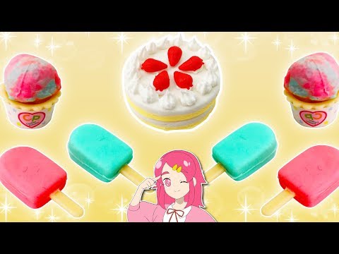 クッキンぷっちん ケーキショップとアイスセットがすごい！！ ミニチュアケーキが可愛く作れる！♡ 粘土 DIY 手作り ♥アンリルちゃんねる♥