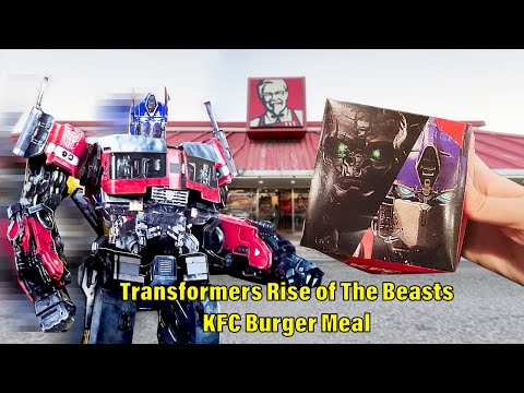 Transformers Rise of the Beasts KFC Zinger Burger Meal