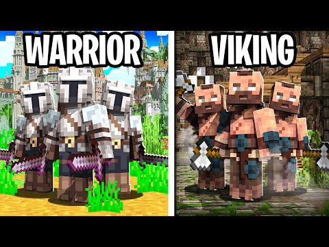 200 Players Simulate Vikings in Minecraft Hardcore...