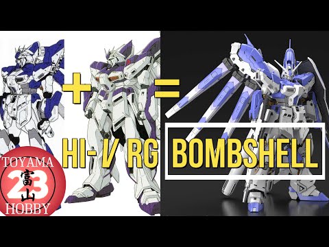 RG Hi Nu / Hi-V GUNDAM - SPECULATION !!! REAL GRADE 1/144 scale - Toyama23 - A BLAST FROM THE PAST!