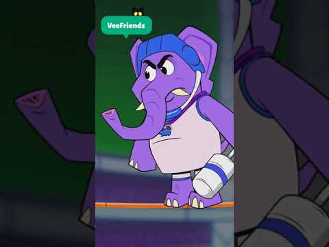 Empathy Elephant is fuming!🐘😡🏈 | VeeFriends!🐶🐘🐻 | NEW!|  Monster Cartoon for Kids