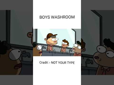 boys washroom #notyourtype  #backbenchers #pokemon #trending #trend #viral @NOTYOURTYPE