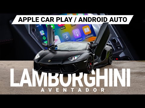 Apple CarPlay Unleashed in a Lamborghini Aventador