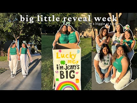 sorority big little reveal at sjsu! | week in my life