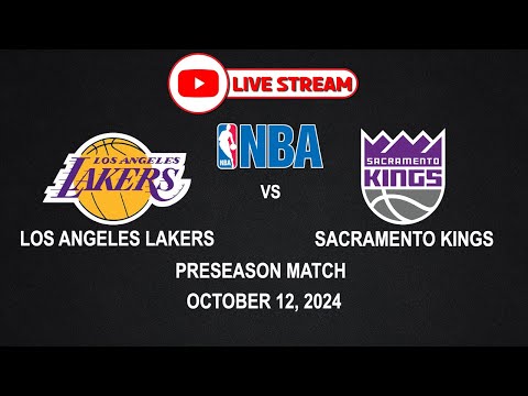 NBA LIVE! LAKERS vs KINGS | NBA PRE SEASON | October 12, 2024 | NBA2K24 CPU vs CPU