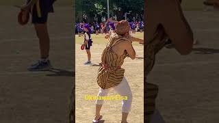 A Chonndara at a Okinawan Eisa dance at local elementary school.