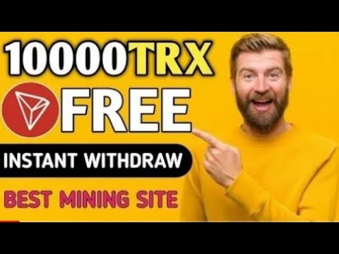 best new trx mining app || signup bonus 1000trx🎉 || best crypto currency earning application