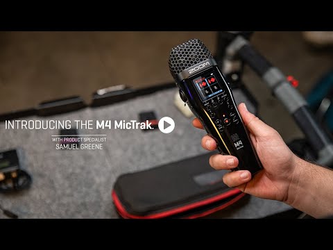 Meet the Zoom M4 MicTrak: 4-Track 32-Bit Float Portable Recorder