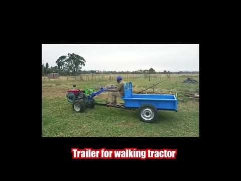 Trailer for walking tractor