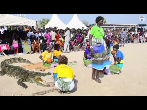 Kolnyang women’s performence during Bor Global Cultural Festival  26/12/2023