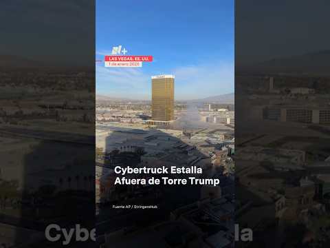 Cybertruck estalla afuera de hotel de Donald Trump - N+ #Shorts