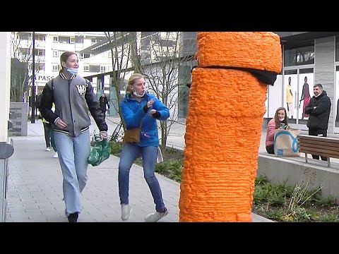 The Carrot Loves to make People Dance !! Angry Carrot Prank !!