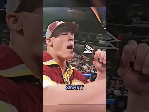 JOHN CENA RAPS ON BROCK LESNAR - WWE Smackdown 2003 #wwe #drofthuganomics #shorts