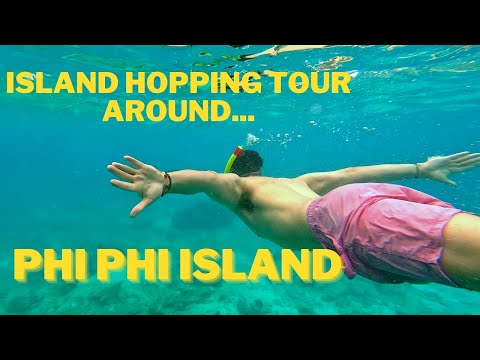 Island Hopping Tour Around Phi Phi Island, THAILAND!