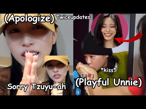 twice mina apologize to tzuyu ft. jeongyeon being sweet and playful to tzuyu