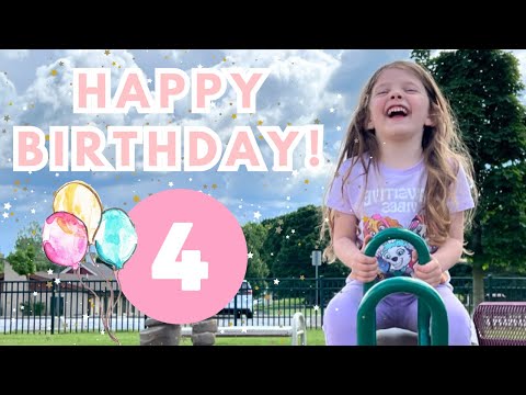 GUESS WHO TURNED FOUR! Gianna's 4th Birthday VLOG🥳💕