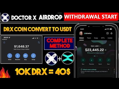 Doctor X Token withdrawal Start 🤑 | Drx Token Trending start | Drx Token Sell/Hold ❓