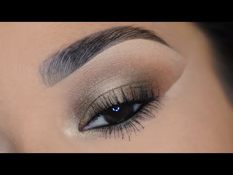 Glamorous Makeup in Brown & Green Tones | BEGINNERS