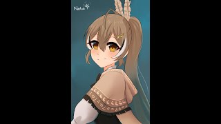 Nanashi Mumei Speedpaint!! #DrawMEI