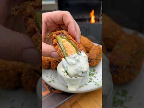 Fried Jalapeño Poppers | Over The Fire Cooking by Derek Wolf