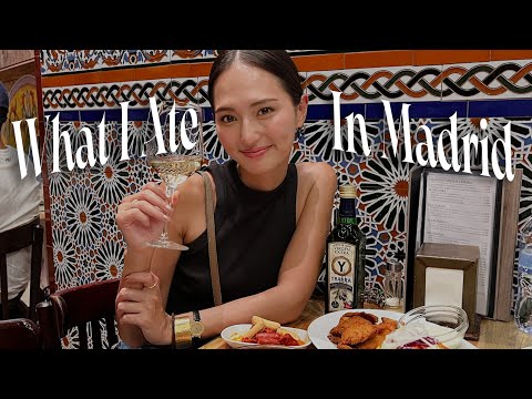 【FOOD VLOG】ご飯が安くて美味しいスペインで食べたものまとめ🥘✨ // What I Ate in Madrid