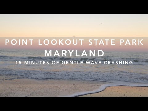 Calm Gentle Waves - Point Lookout, MD | Relax | Focus | Sleep | Study | Meditate