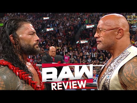 WWE Raw Review 1/6/2025 | The Netflix Era Begins | The Rock Returns | Roman Reigns Is The OTC!!