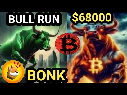 $68000 BTC BULL RUN Start || BTC $100K SOON || BONK PUMP SOON || Crazy Crypto Mintoo