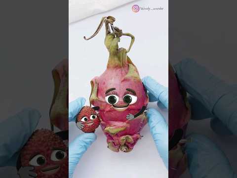 Dragonfruit C-Section - TRIPLETS DIE BUT A MIRACLE🥹😱 #fruitsurgery #animation #foodsurgery