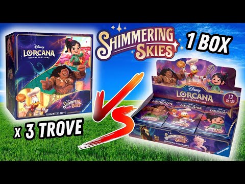 Disney Lorcana Pull Rates: Booster Box vs Illumineers Trove (Shimmering Skies)