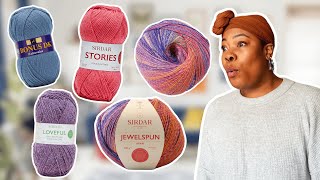 Budget Friendly LUXURY??!! Yarn Snob Reviews SIRDAR YARNS